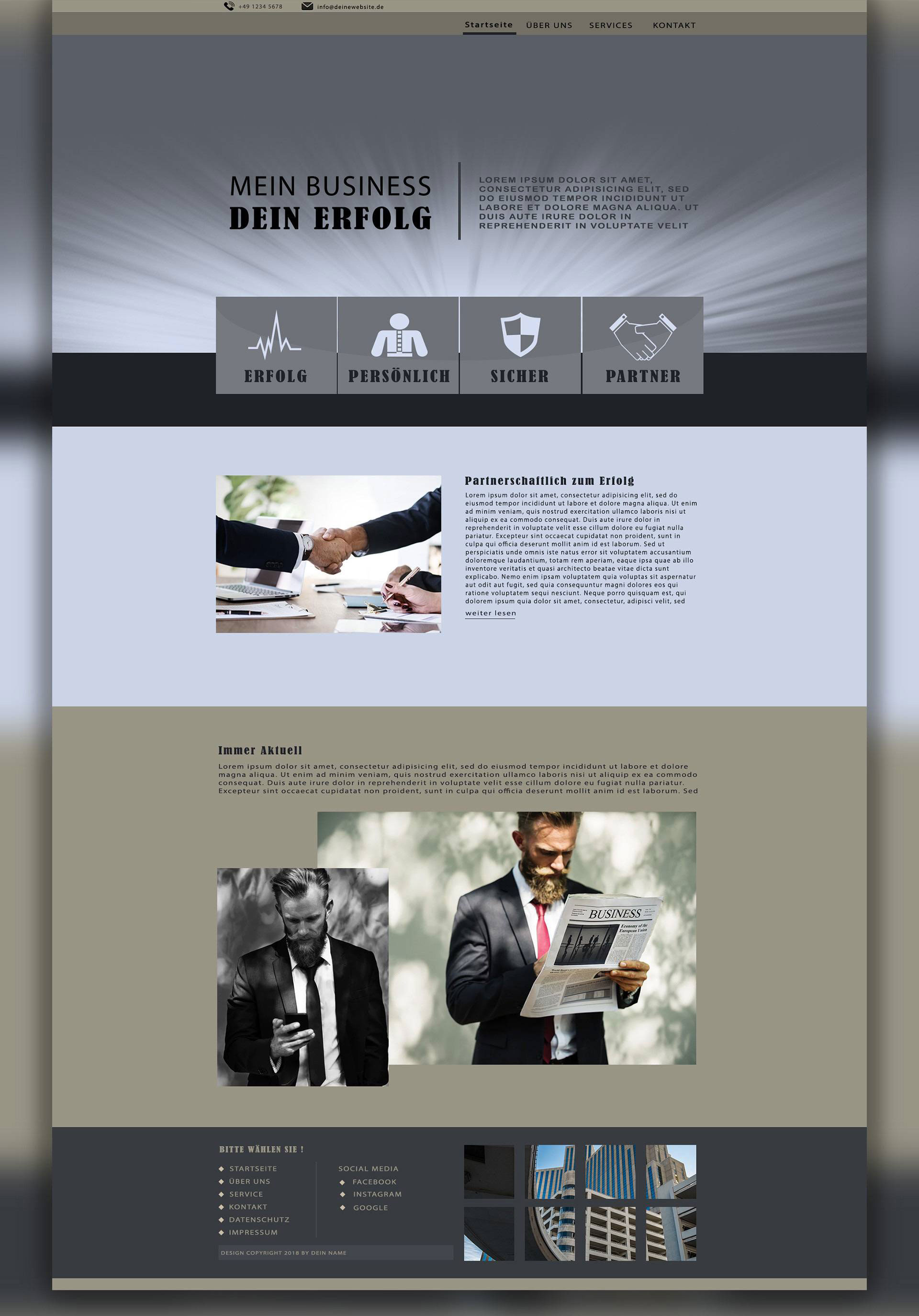 Business Webseite